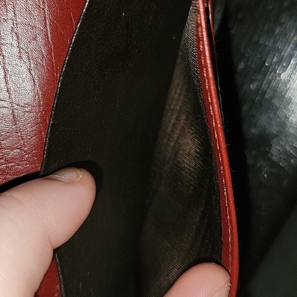 RARE Authentic Gucci Bamboo Red Card Holder - Picture 4 of 10